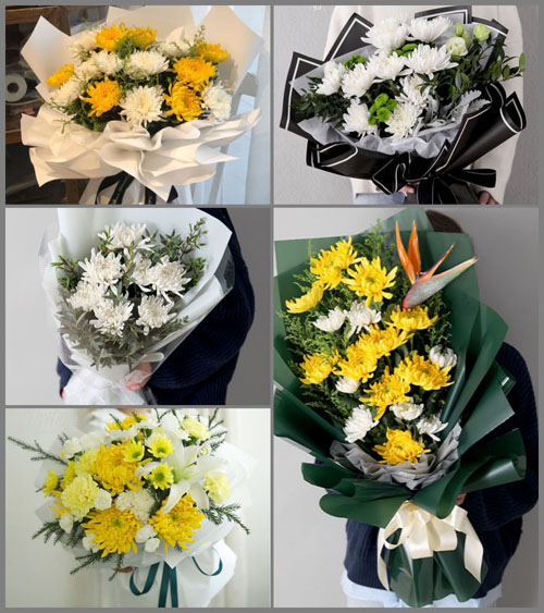 福建龙岩永定区白事花束代送